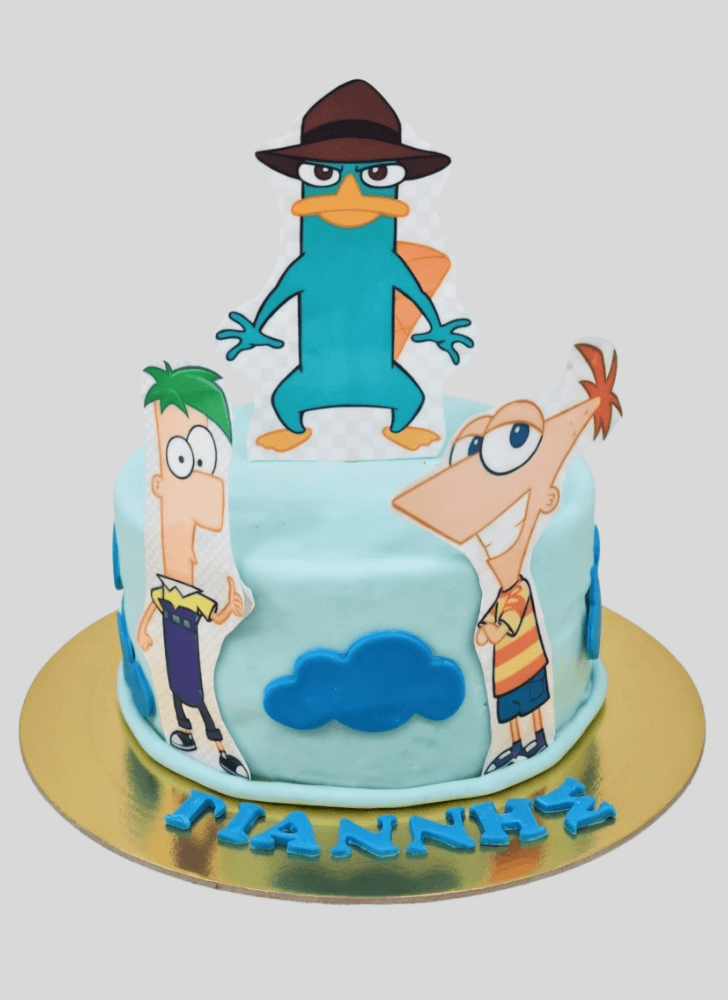 Ideal Phineas and Ferb Cake