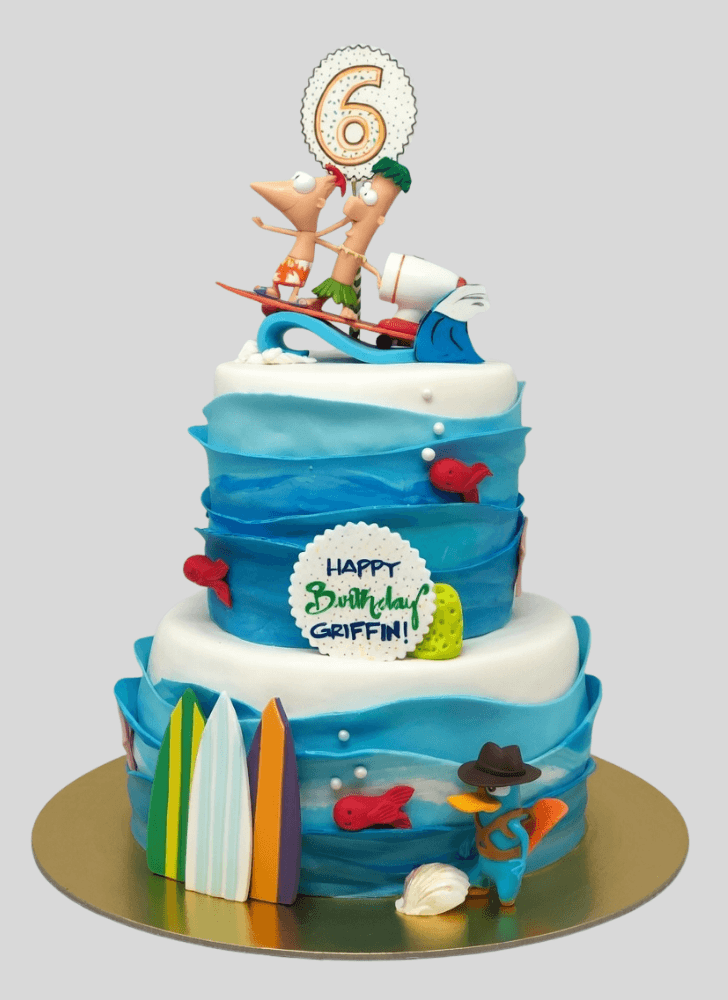 Magnificent Phineas and Ferb Cake