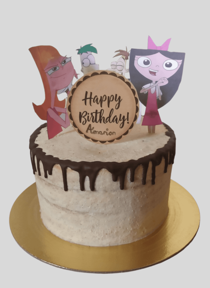 Nice Phineas and Ferb Cake