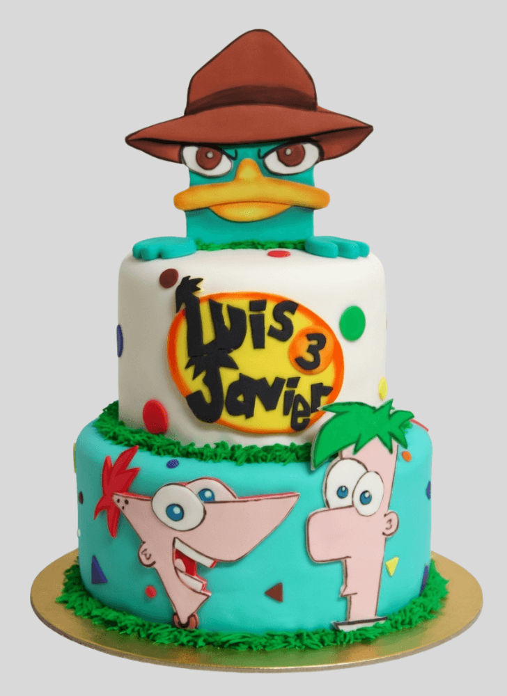 Wonderful Phineas and Ferb Cake Design