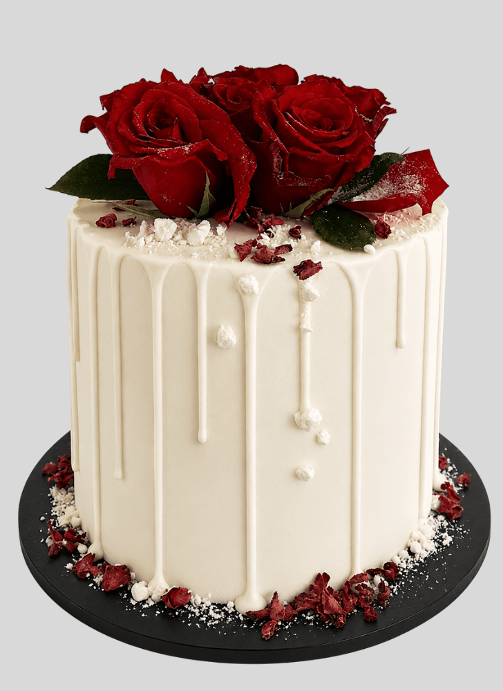 Ideal Red Rose Cake
