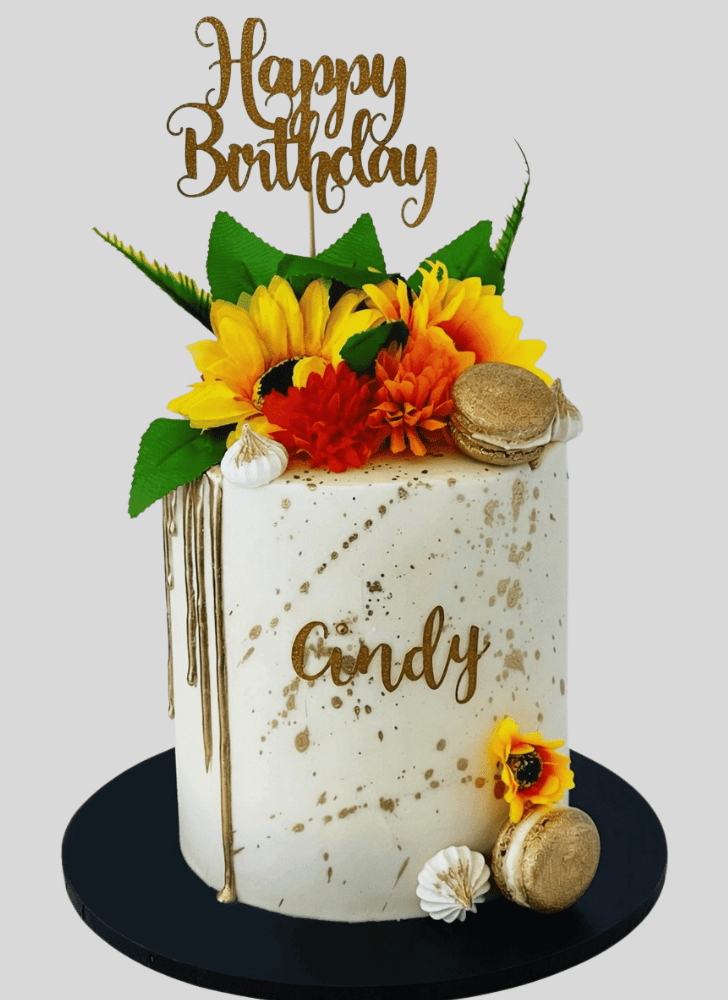 Dazzling Sunflower Cake