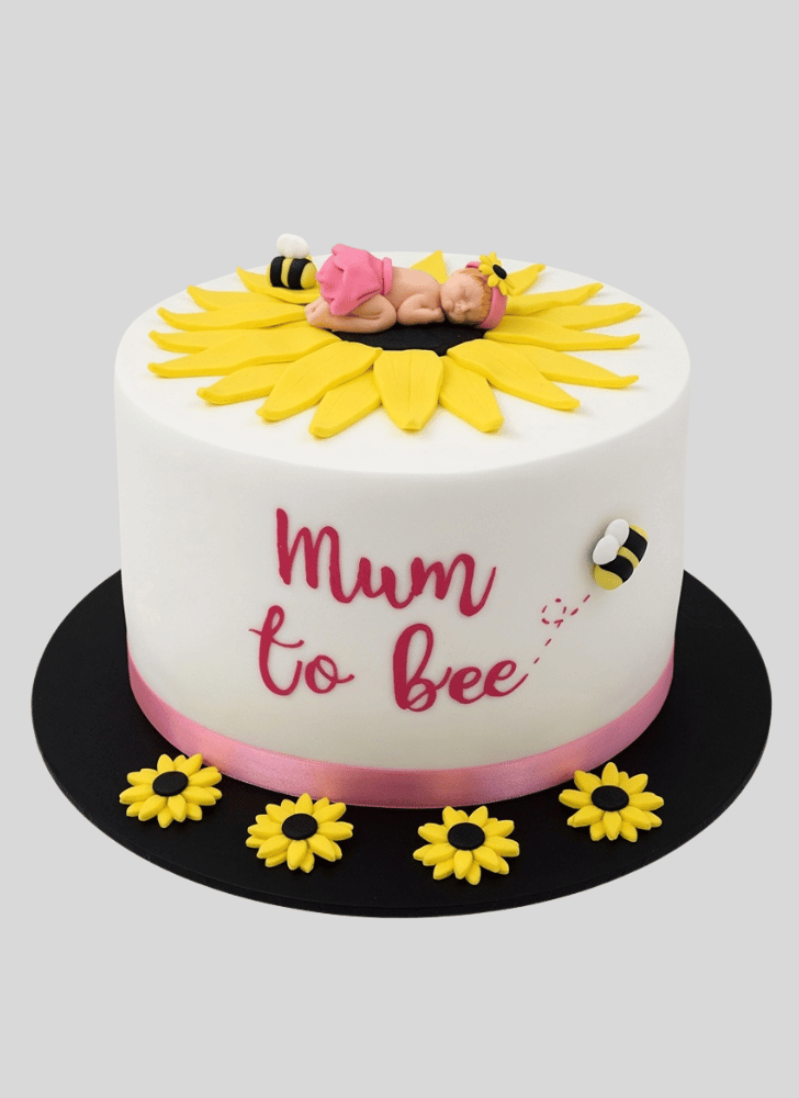 Delicate Sunflower Cake
