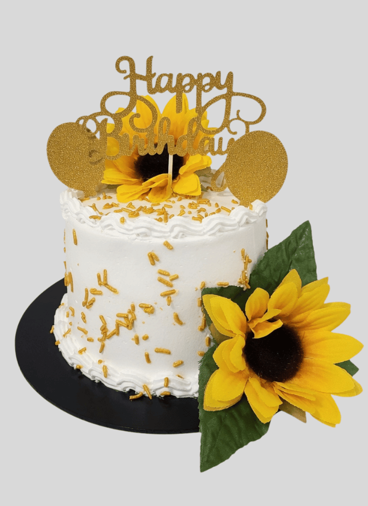 Divine Sunflower Cake