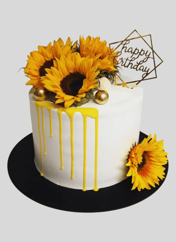 Good Looking Sunflower Cake