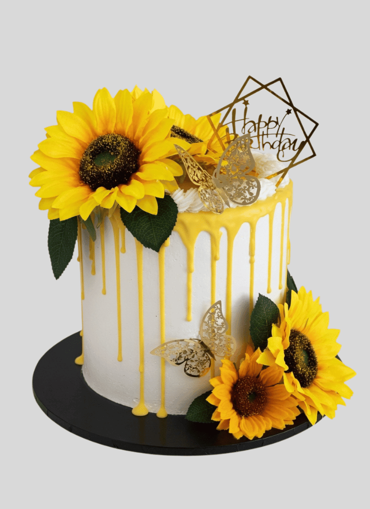 Gorgeous Sunflower Cake