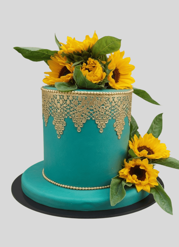 Handsome Sunflower Cake