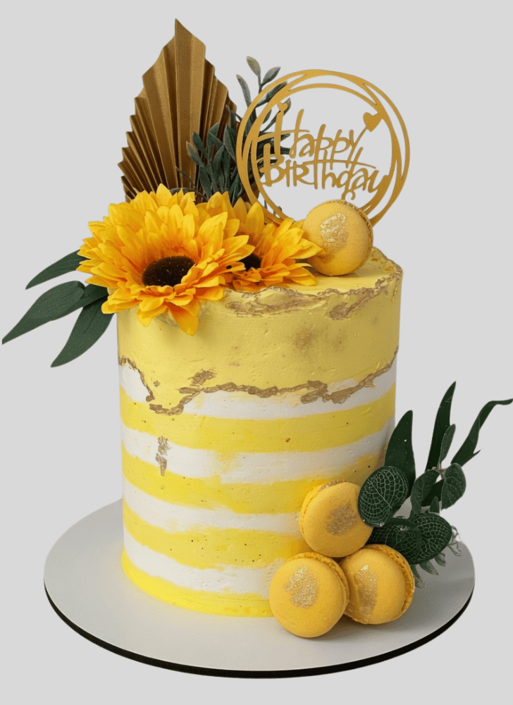 Magnetic Sunflower Cake