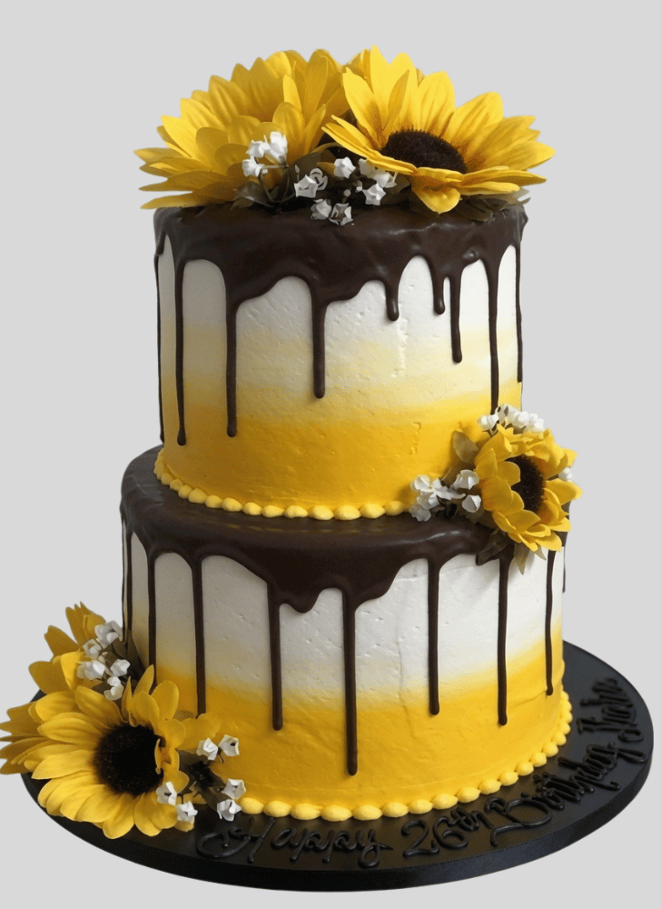 Marvelous Sunflower Cake