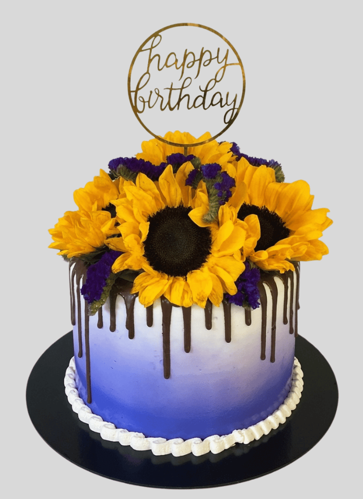 Nice Sunflower Cake