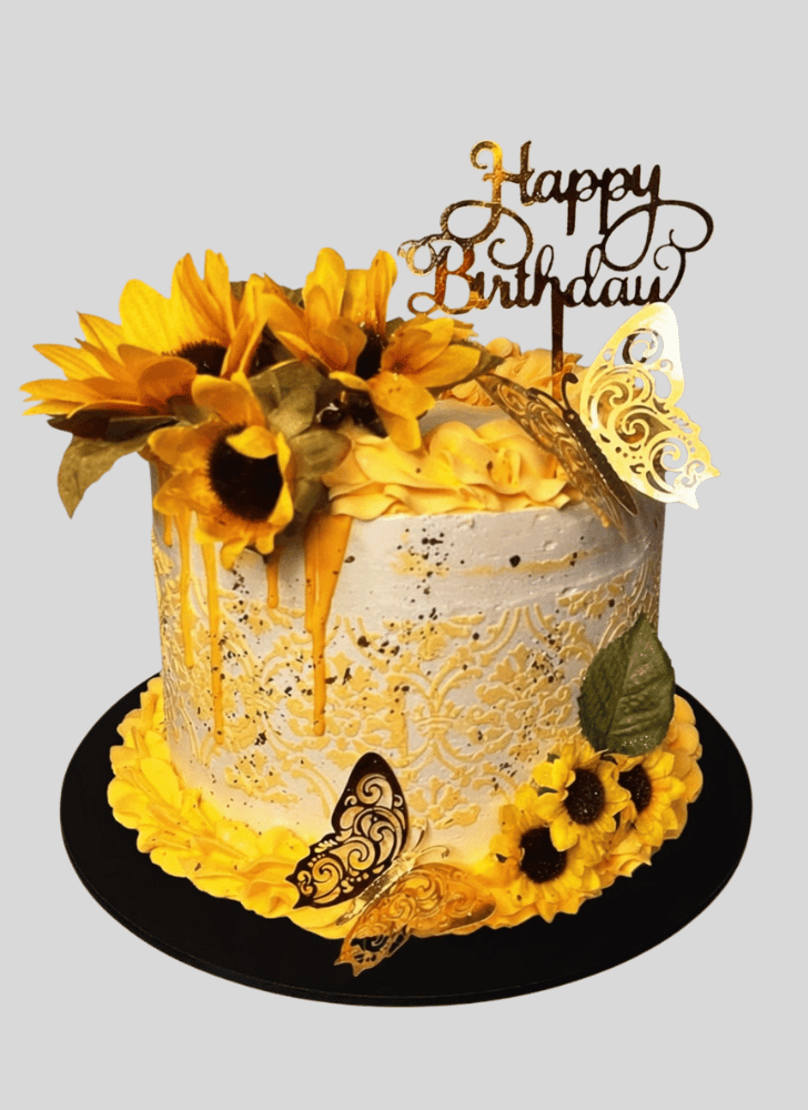 Ravishing Sunflower Cake