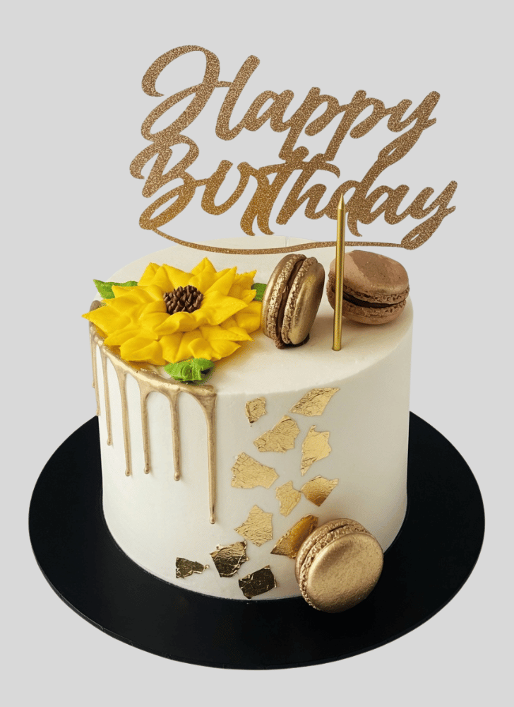 Slightly Sunflower Cake
