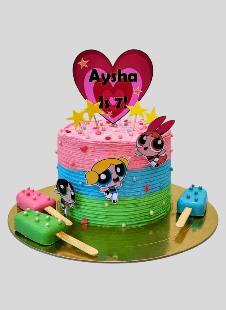 Adorable The Powerpuff Girls Cake