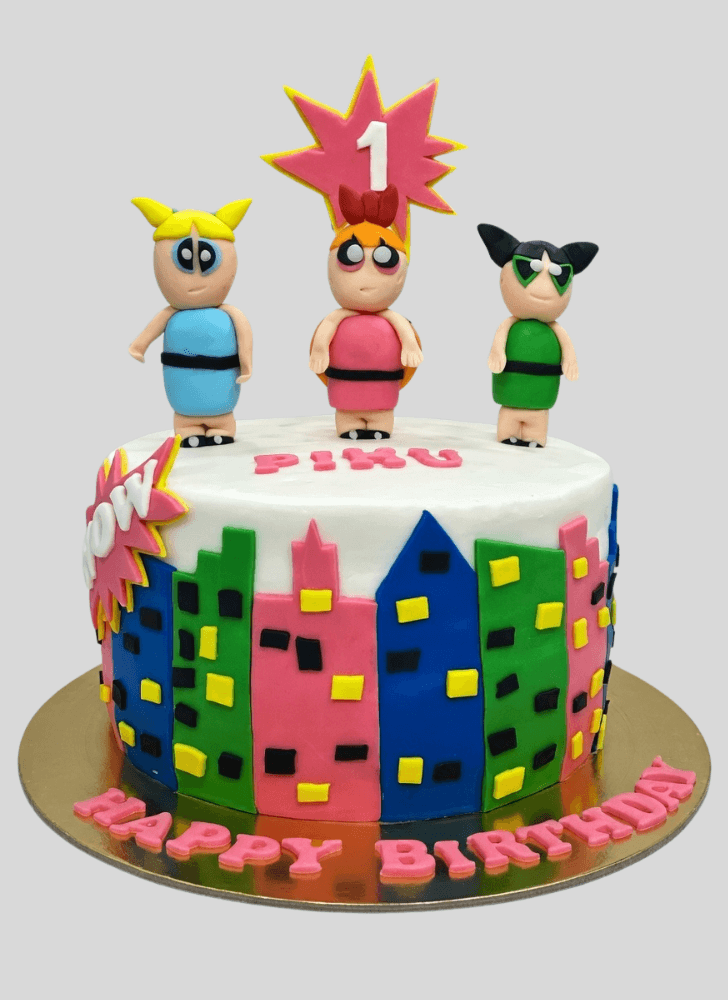 Beauteous The Powerpuff Girls Cake