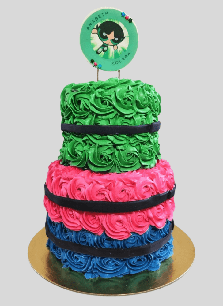 Comely The Powerpuff Girls Cake