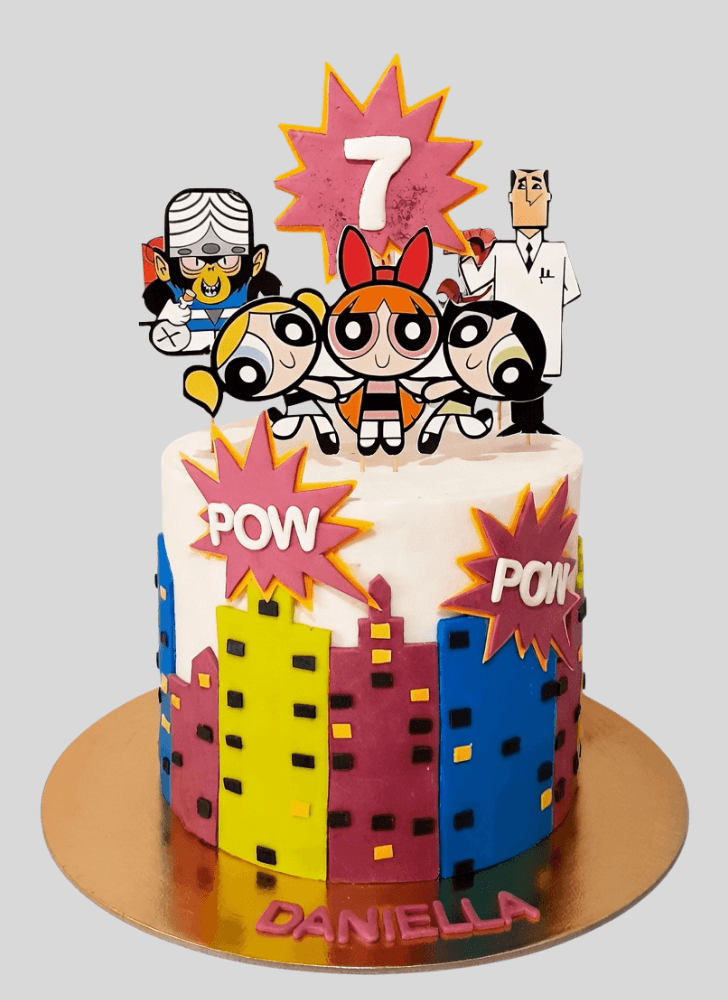 Enticing The Powerpuff Girls Cake
