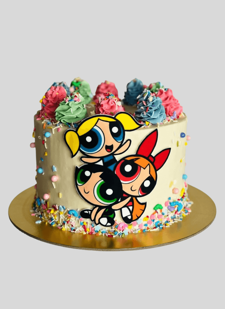 Handsome The Powerpuff Girls Cake