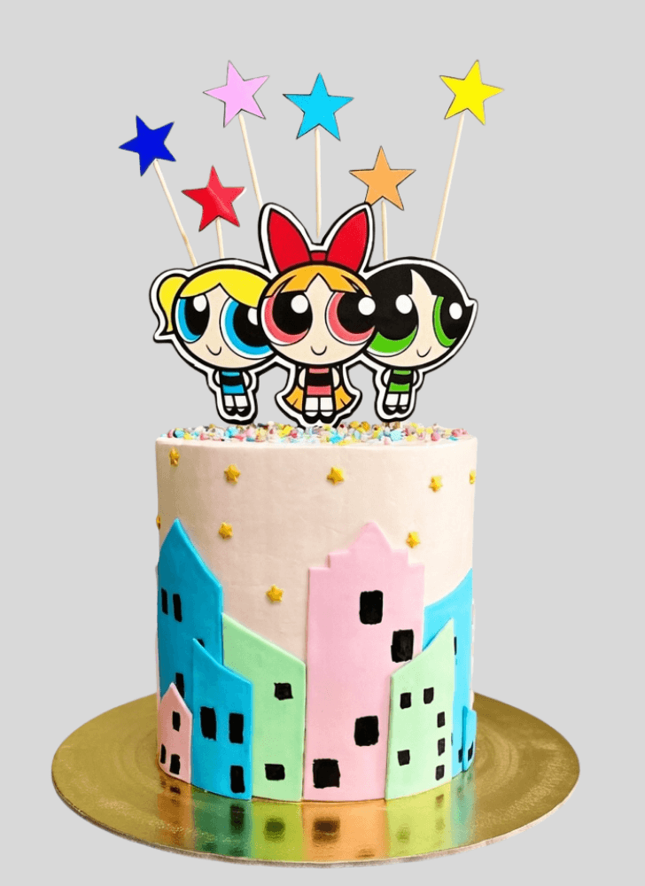 Inviting The Powerpuff Girls Cake