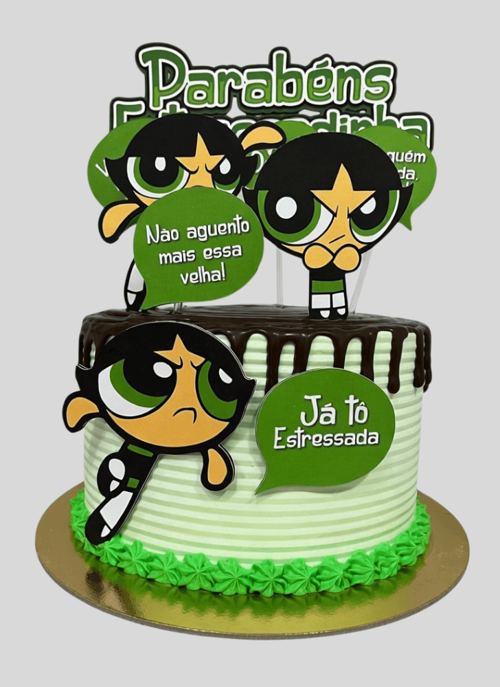 Lovely The Powerpuff Girls Cake Design