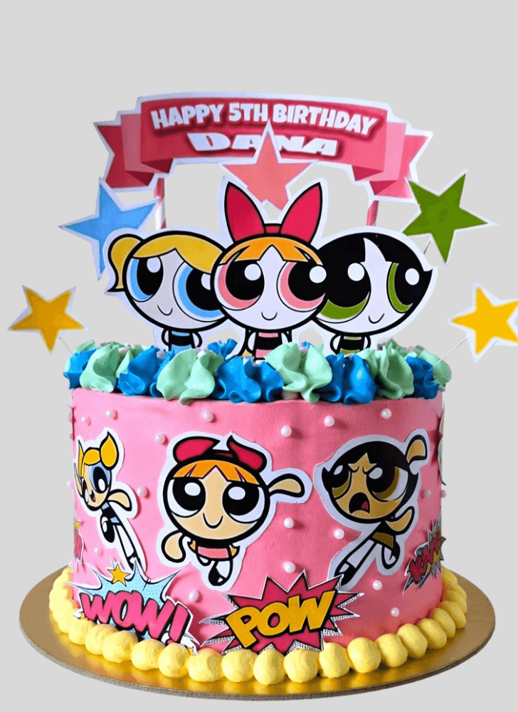 Marvelous The Powerpuff Girls Cake