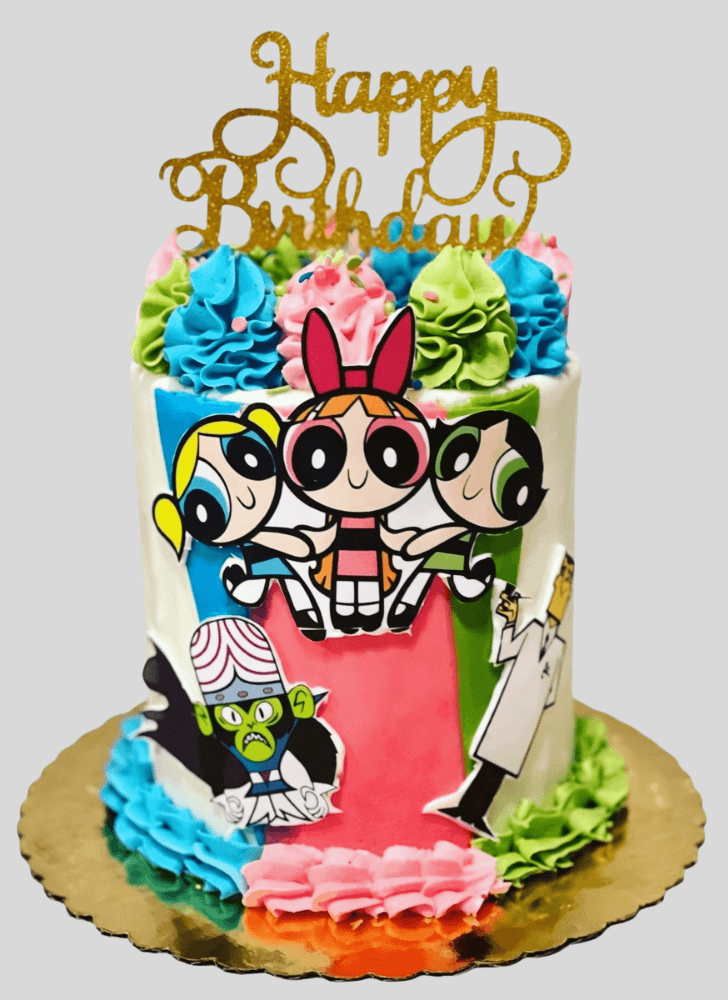 Mesmeric The Powerpuff Girls Cake