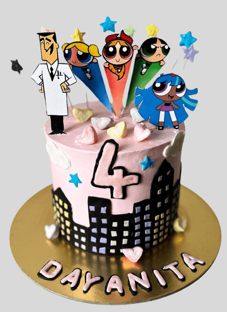 Pleasing The Powerpuff Girls Cake