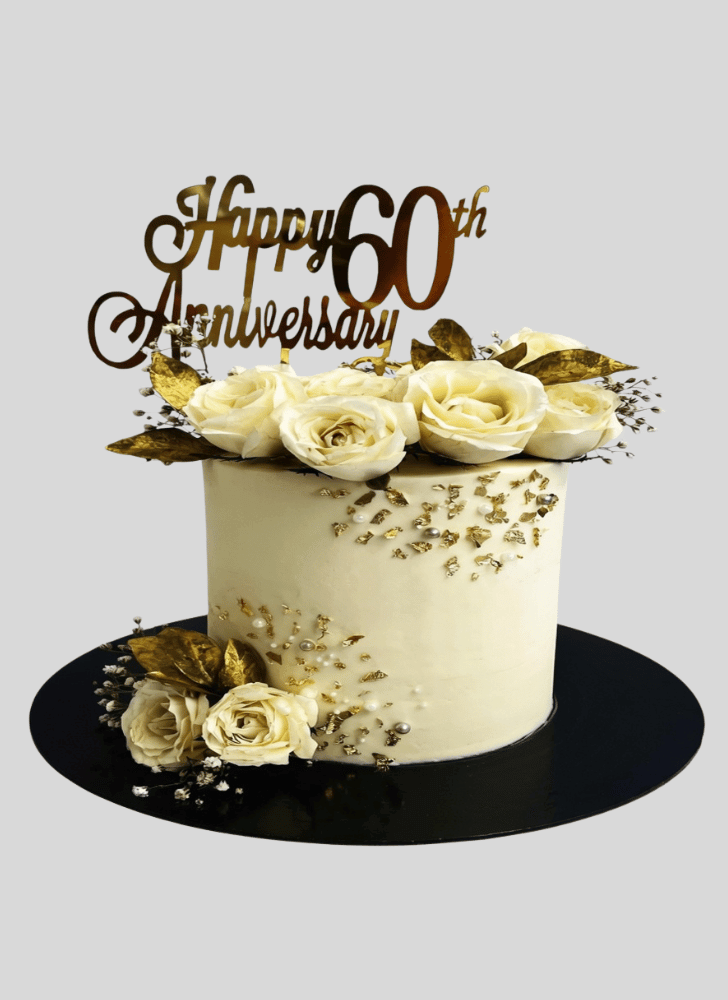 Ideal White Rose Cake