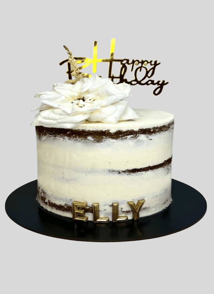 Magnificent White Rose Cake