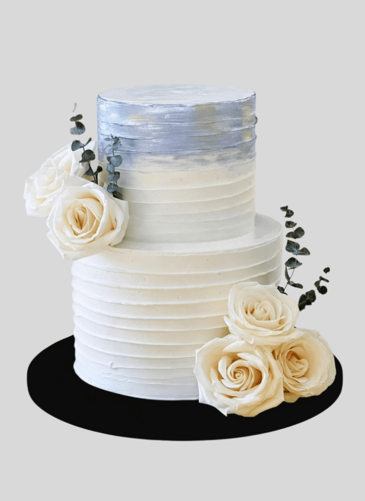 Slightly White Rose Cake