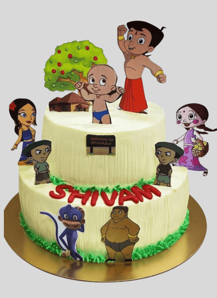 Admirable Chhota Bheem Cake Design