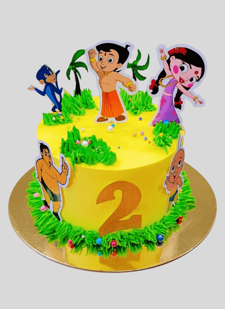 Adorable Chhota Bheem Cake
