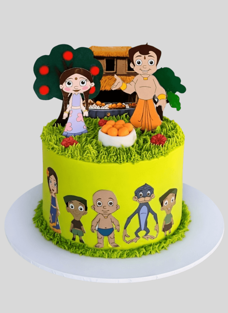 Cute Chhota Bheem Cake