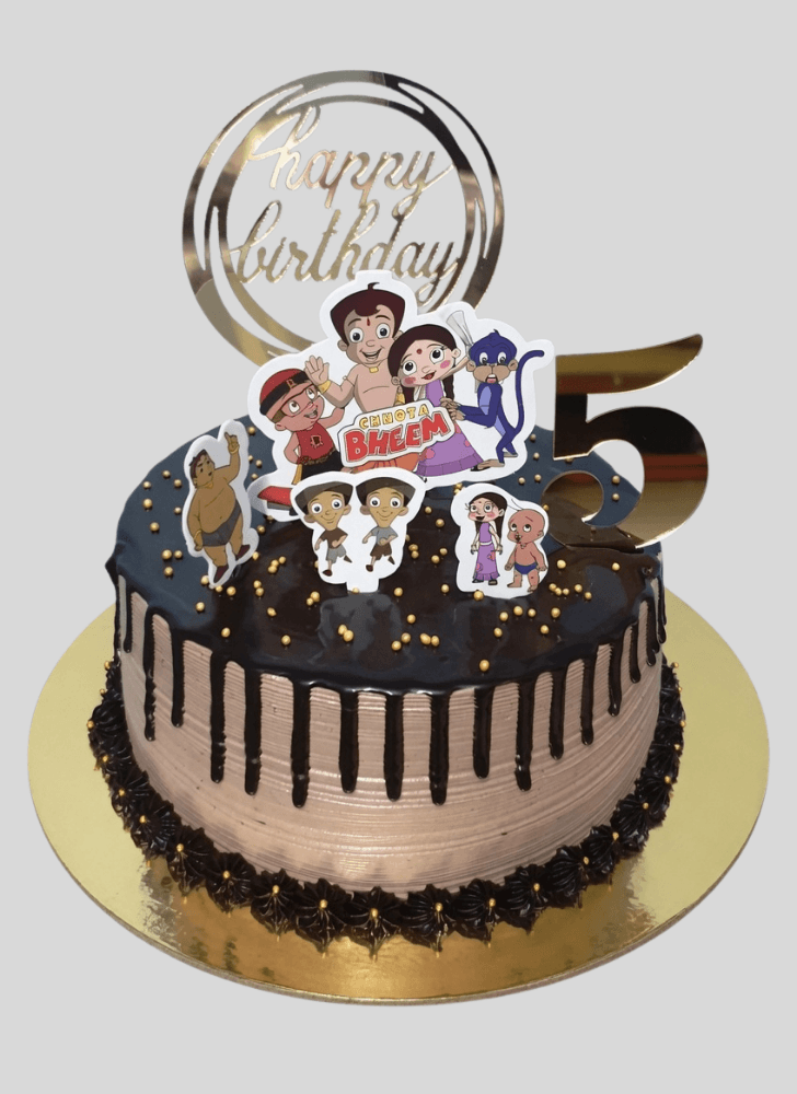 Delicate Chhota Bheem Cake