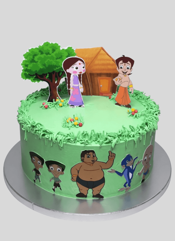 Delightful Chhota Bheem Cake