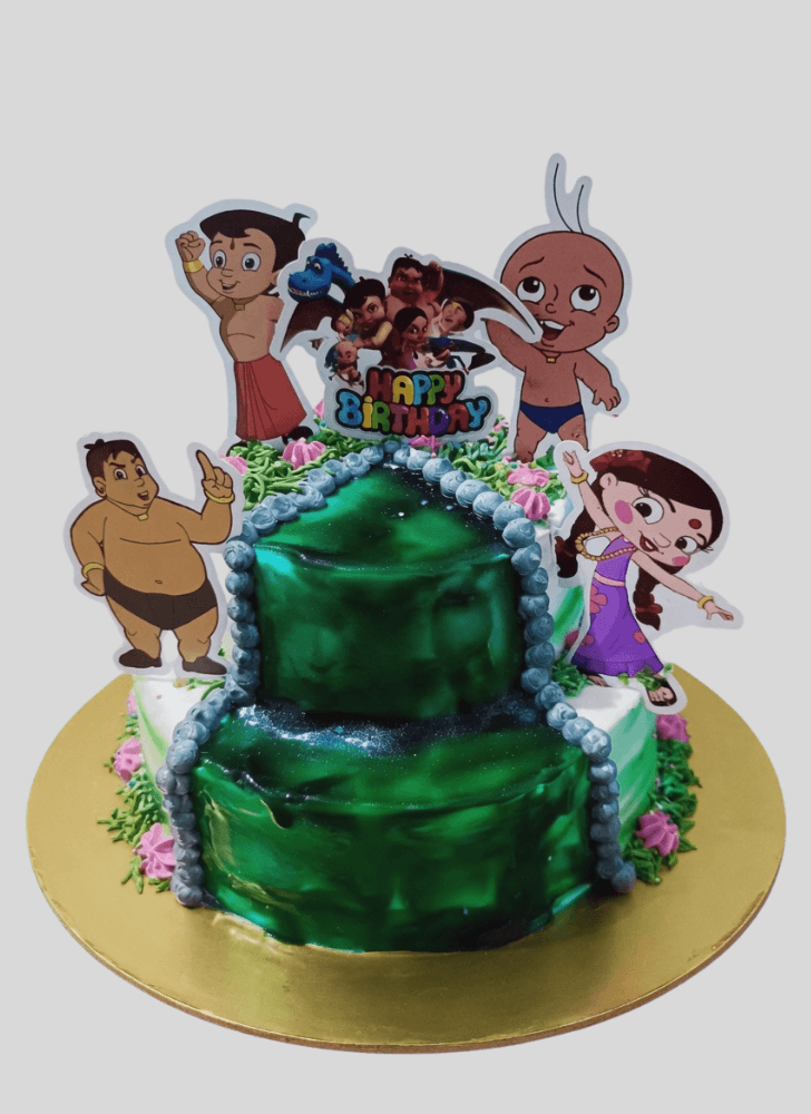 Elegant Chhota Bheem Cake