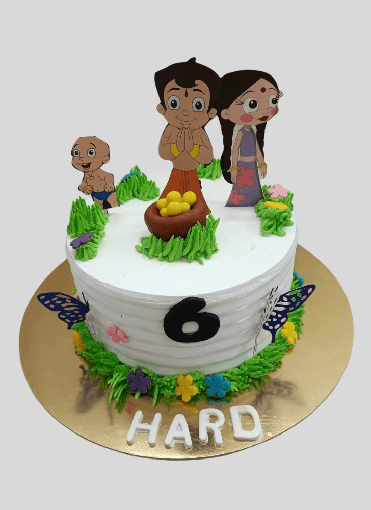 Enthralling Chhota Bheem Cake