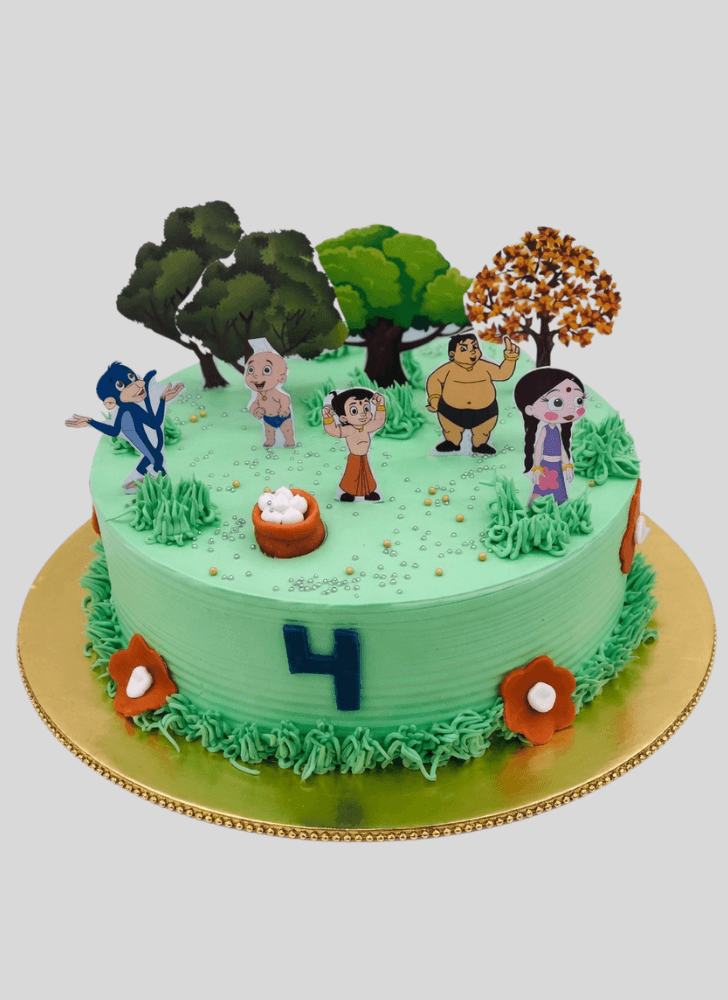 Exquisite Chhota Bheem Cake