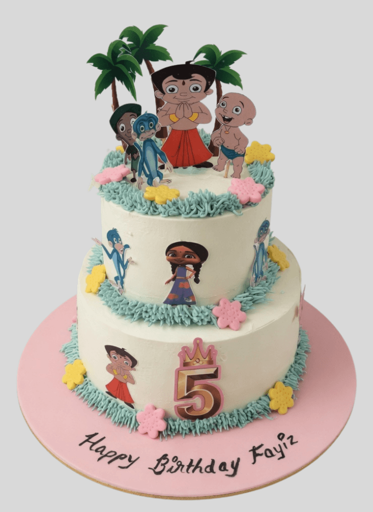 Graceful Chhota Bheem Cake