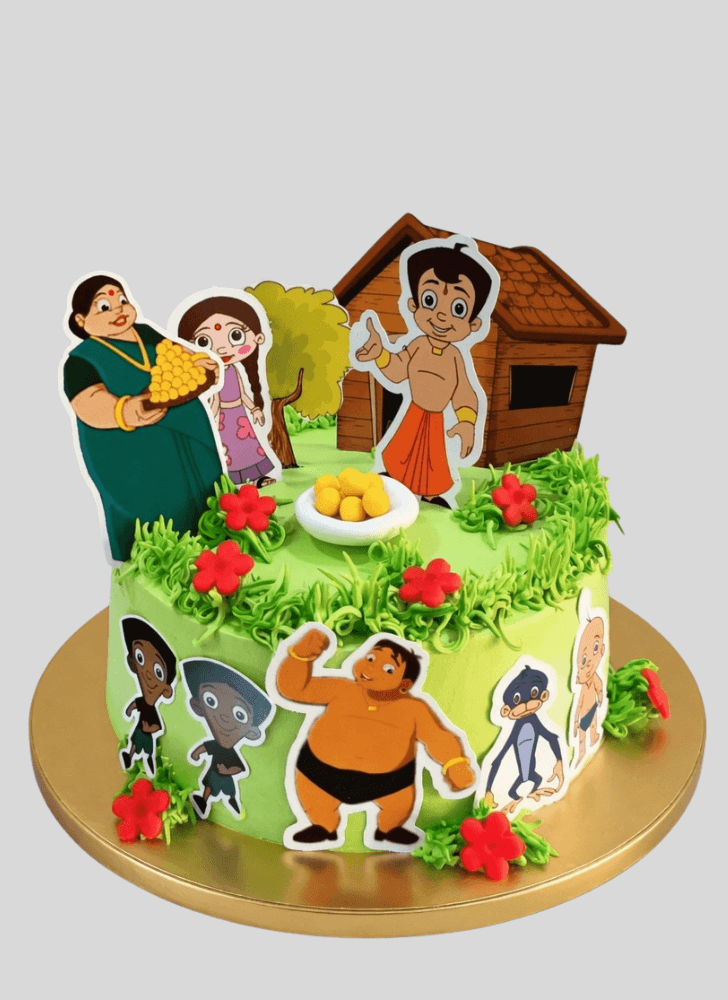 Handsome Chhota Bheem Cake