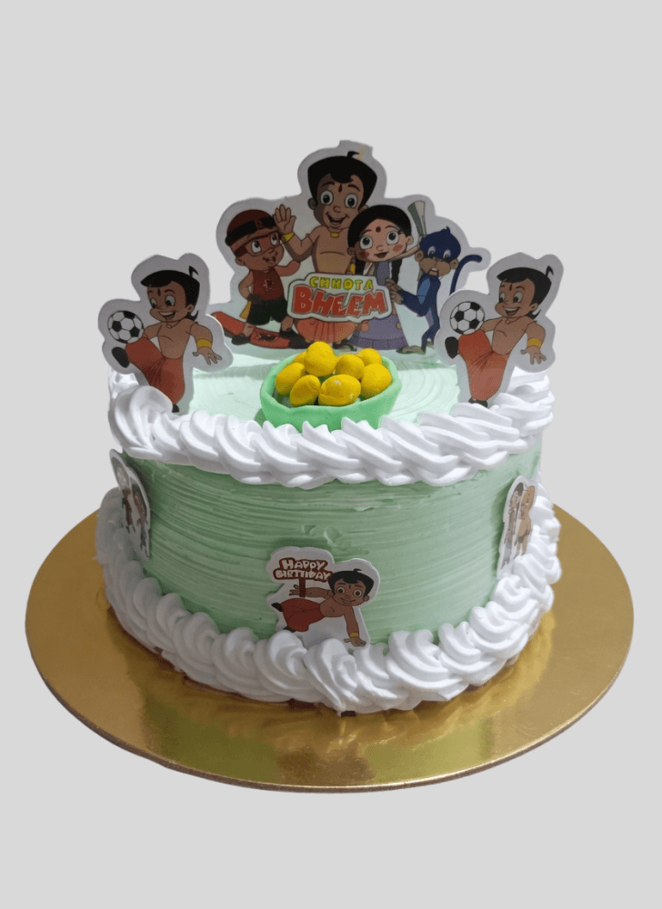 Pretty Chhota Bheem Cake