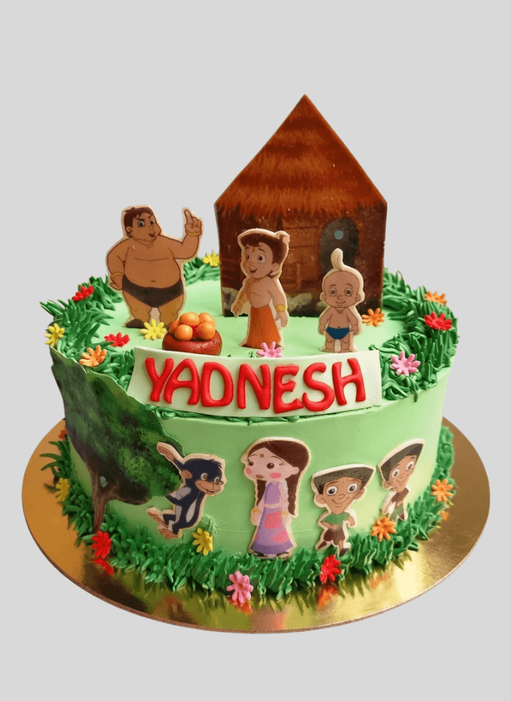 Refined Chhota Bheem Cake