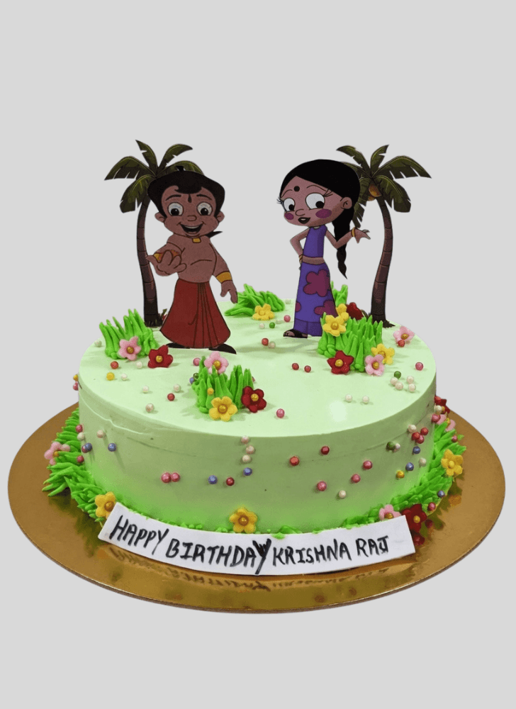 Shapely Chhota Bheem Cake