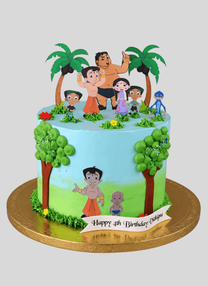 Wonderful Chhota Bheem Cake Design