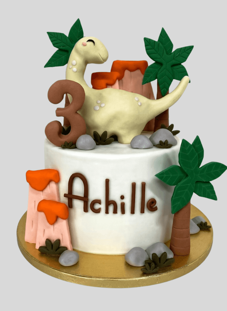 Appealing Dinosaur Cake