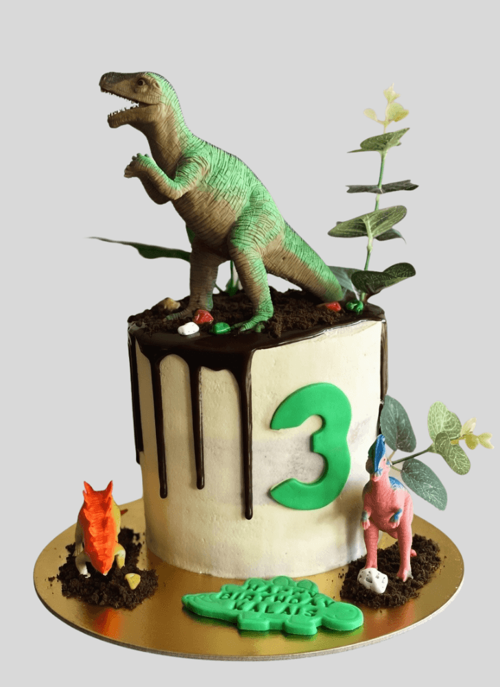 Bewitching Dinosaur Cake