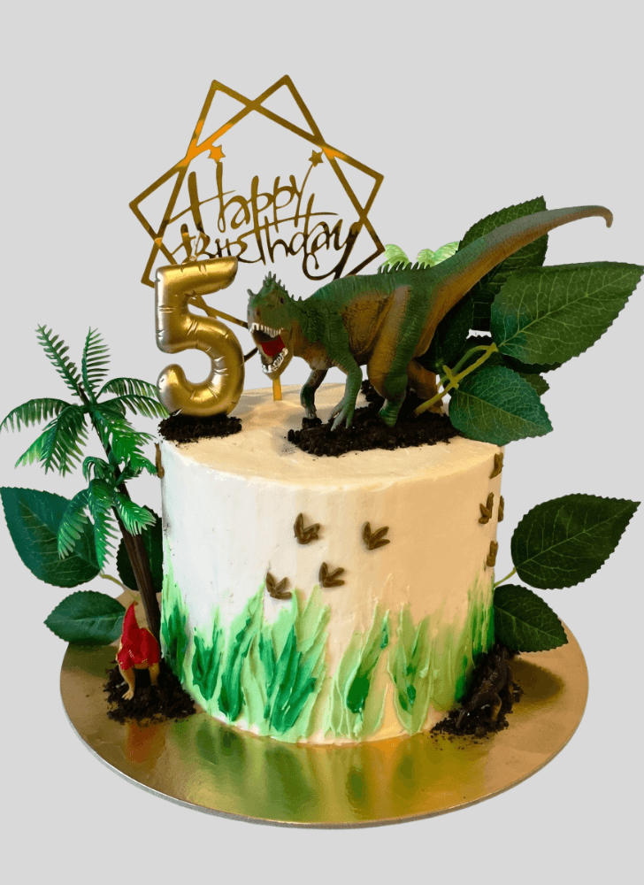 Captivating Dinosaur Cake