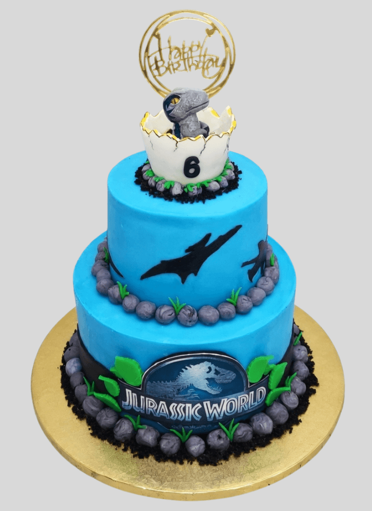 Comely Dinosaur Cake