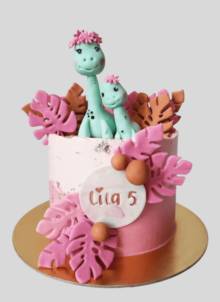 Dazzling Dinosaur Cake
