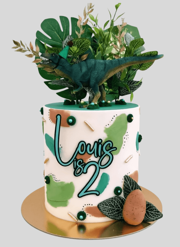 Elegant Dinosaur Cake