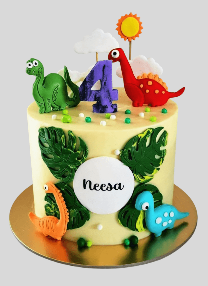 Fascinating Dinosaur Cake